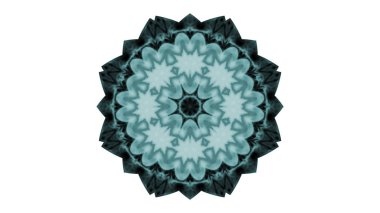 Soyut boya fırça mürekkep patlayabilir formanın düzgün kavramı simetrik desen süs dekoratif Kaleidoscope hareketi geometrik daire ve yıldız şekiller