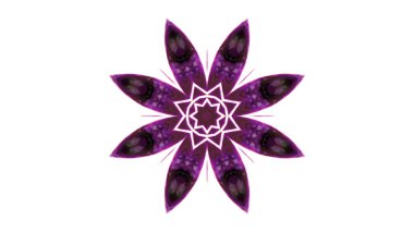 Soyut boya fırça mürekkep patlayabilir formanın düzgün kavramı simetrik desen süs dekoratif Kaleidoscope hareketi geometrik daire ve yıldız şekiller