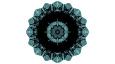 Soyut boya fırça mürekkep patlayabilir formanın düzgün kavramı simetrik desen süs dekoratif Kaleidoscope hareketi geometrik daire ve yıldız şekiller