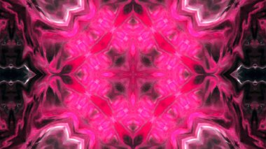 Soyut boya fırça mürekkep patlayabilir formanın düzgün kavramı simetrik desen süs dekoratif Kaleidoscope hareketi geometrik daire ve yıldız şekiller