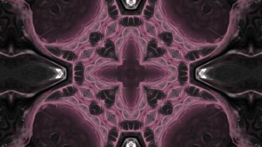 Soyut boya fırça mürekkep patlayabilir formanın düzgün kavramı simetrik desen süs dekoratif Kaleidoscope hareketi geometrik daire ve yıldız şekiller