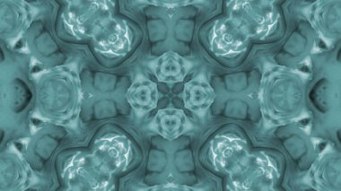 Soyut boya fırça mürekkep patlayabilir formanın düzgün kavramı simetrik desen süs dekoratif Kaleidoscope hareketi geometrik daire ve yıldız şekiller