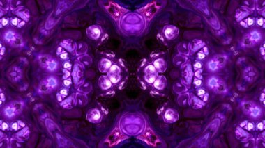 Soyut boya fırça mürekkep patlayabilir formanın düzgün kavramı simetrik desen süs dekoratif Kaleidoscope hareketi geometrik daire ve yıldız şekiller