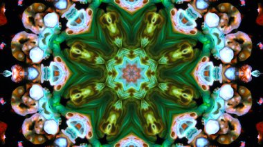 Boya fırça Kaleidoscope