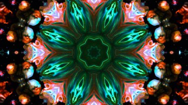 Boya fırça Kaleidoscope
