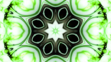 Soyut boya fırça mürekkep patlayabilir formanın düzgün kavramı simetrik desen süs dekoratif Kaleidoscope hareketi geometrik daire ve yıldız şekiller