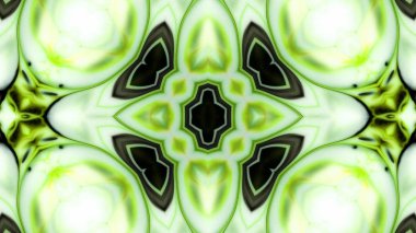 Soyut boya fırça mürekkep patlayabilir formanın düzgün kavramı simetrik desen süs dekoratif Kaleidoscope hareketi geometrik daire ve yıldız şekiller