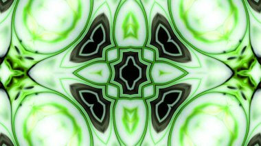 Soyut boya fırça mürekkep patlayabilir formanın düzgün kavramı simetrik desen süs dekoratif Kaleidoscope hareketi geometrik daire ve yıldız şekiller