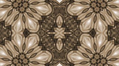 Soyut boya fırça mürekkep patlayabilir formanın düzgün kavramı simetrik desen süs dekoratif Kaleidoscope hareketi geometrik daire ve yıldız şekiller