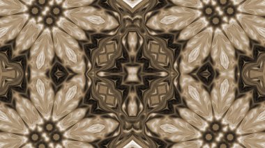 Soyut boya fırça mürekkep patlayabilir formanın düzgün kavramı simetrik desen süs dekoratif Kaleidoscope hareketi geometrik daire ve yıldız şekiller