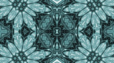 Soyut boya fırça mürekkep patlayabilir formanın düzgün kavramı simetrik desen süs dekoratif Kaleidoscope hareketi geometrik daire ve yıldız şekiller