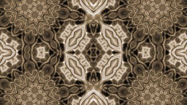 Soyut boya fırça mürekkep patlayabilir formanın düzgün kavramı simetrik desen süs dekoratif Kaleidoscope hareketi geometrik daire ve yıldız şekiller