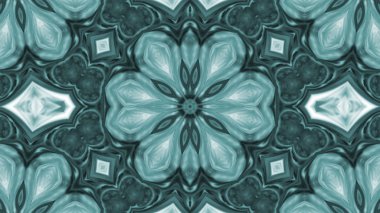 Soyut boya fırça mürekkep patlayabilir formanın düzgün kavramı simetrik desen süs dekoratif Kaleidoscope hareketi geometrik daire ve yıldız şekiller