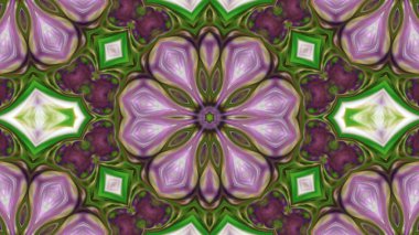 Soyut boya fırça mürekkep patlayabilir formanın düzgün kavramı simetrik desen süs dekoratif Kaleidoscope hareketi geometrik daire ve yıldız şekiller