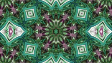 Soyut boya fırça mürekkep patlayabilir formanın düzgün kavramı simetrik desen süs dekoratif Kaleidoscope hareketi geometrik daire ve yıldız şekiller