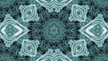 Soyut boya fırça mürekkep patlayabilir formanın düzgün kavramı simetrik desen süs dekoratif Kaleidoscope hareketi geometrik daire ve yıldız şekiller