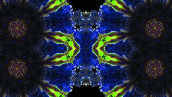 Boya fırça Kaleidoscope — Stok fotoğraf