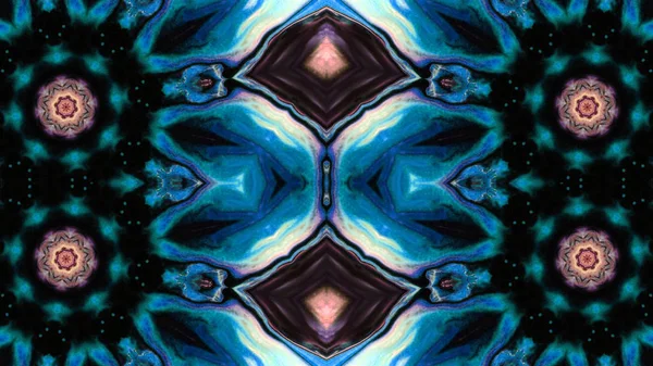 Festék-ecset Kaleidoszkóp — Stock Fotó