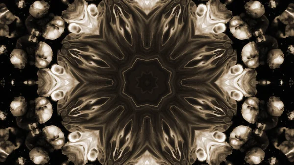 Malování štětcem kaleidoskop — Stock fotografie