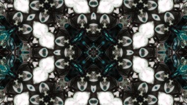 Soyut boya fırça mürekkep patlayabilir formanın düzgün kavramı simetrik desen süs dekoratif Kaleidoscope hareketi geometrik daire ve yıldız şekiller