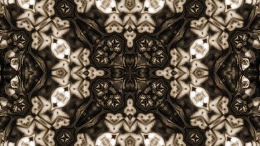 Soyut boya fırça mürekkep patlayabilir formanın düzgün kavramı simetrik desen süs dekoratif Kaleidoscope hareketi geometrik daire ve yıldız şekiller