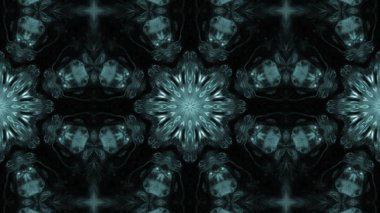 Soyut boya fırça mürekkep patlayabilir formanın düzgün kavramı simetrik desen süs dekoratif Kaleidoscope hareketi geometrik daire ve yıldız şekiller