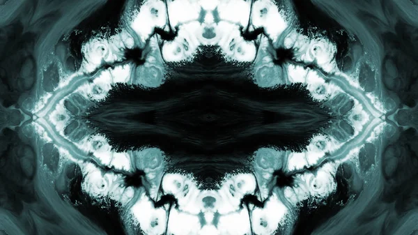 Абстрактне Фарбування Пензлем Чорнило Вибухне Поширення Гладкої Концепції Симетричного Візерунка — стокове фото