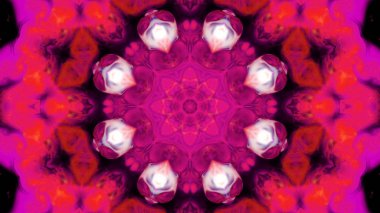 Soyut boya fırça mürekkep patlayabilir formanın düzgün kavramı simetrik desen süs dekoratif Kaleidoscope hareketi geometrik daire ve yıldız şekli