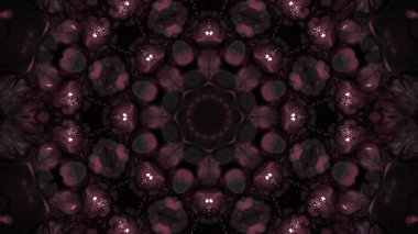 Soyut boya fırça mürekkep patlayabilir formanın düzgün kavramı simetrik desen süs dekoratif Kaleidoscope hareketi geometrik daire ve yıldız şekli