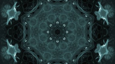 Soyut boya fırça mürekkep patlayabilir formanın düzgün kavramı simetrik desen süs dekoratif Kaleidoscope hareketi geometrik daire ve yıldız şekli