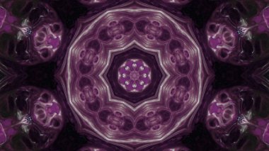 Soyut boya fırça mürekkep patlayabilir formanın düzgün kavramı simetrik desen süs dekoratif Kaleidoscope hareketi geometrik daire ve yıldız şekli