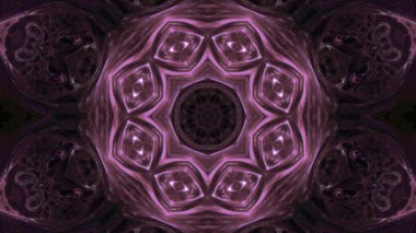 Soyut boya fırça mürekkep patlayabilir formanın düzgün kavramı simetrik desen süs dekoratif Kaleidoscope hareketi geometrik daire ve yıldız şekli