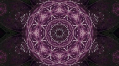 Soyut boya fırça mürekkep patlayabilir formanın düzgün kavramı simetrik desen süs dekoratif Kaleidoscope hareketi geometrik daire ve yıldız şekli