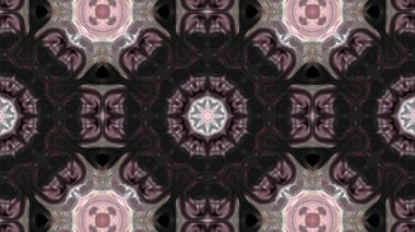 Soyut boya fırça mürekkep patlayabilir formanın düzgün kavramı simetrik desen süs dekoratif Kaleidoscope hareketi geometrik daire ve yıldız şekli