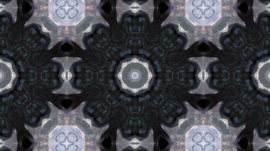 Soyut boya fırça mürekkep patlayabilir formanın düzgün kavramı simetrik desen süs dekoratif Kaleidoscope hareketi geometrik daire ve yıldız şekli