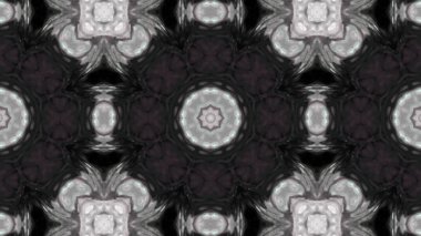 Soyut boya fırça mürekkep patlayabilir formanın düzgün kavramı simetrik desen süs dekoratif Kaleidoscope hareketi geometrik daire ve yıldız şekli