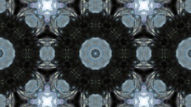 Soyut boya fırça mürekkep patlayabilir formanın düzgün kavramı simetrik desen süs dekoratif Kaleidoscope hareketi geometrik daire ve yıldız şekli