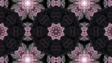 Soyut boya fırça mürekkep patlayabilir formanın düzgün kavramı simetrik desen süs dekoratif Kaleidoscope hareketi geometrik daire ve yıldız şekli