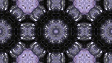 Soyut boya fırça mürekkep patlayabilir formanın düzgün kavramı simetrik desen süs dekoratif Kaleidoscope hareketi geometrik daire ve yıldız şekli