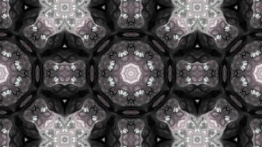 Soyut boya fırça mürekkep patlayabilir formanın düzgün kavramı simetrik desen süs dekoratif Kaleidoscope hareketi geometrik daire ve yıldız şekli