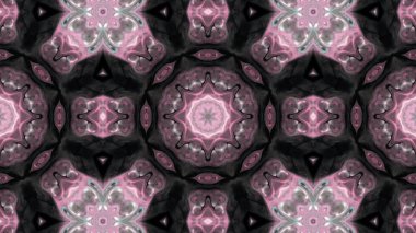 Soyut boya fırça mürekkep patlayabilir formanın düzgün kavramı simetrik desen süs dekoratif Kaleidoscope hareketi geometrik daire ve yıldız şekli