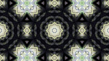 Soyut boya fırça mürekkep patlayabilir formanın düzgün kavramı simetrik desen süs dekoratif Kaleidoscope hareketi geometrik daire ve yıldız şekli