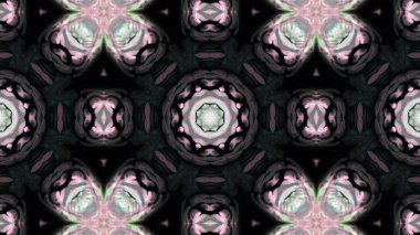 Soyut boya fırça mürekkep patlayabilir formanın düzgün kavramı simetrik desen süs dekoratif Kaleidoscope hareketi geometrik daire ve yıldız şekli