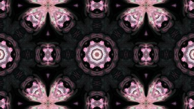 Soyut boya fırça mürekkep patlayabilir formanın düzgün kavramı simetrik desen süs dekoratif Kaleidoscope hareketi geometrik daire ve yıldız şekli