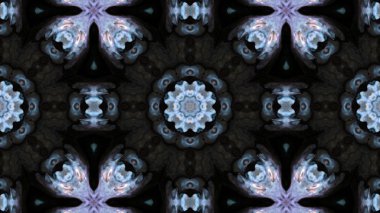 Soyut boya fırça mürekkep patlayabilir formanın düzgün kavramı simetrik desen süs dekoratif Kaleidoscope hareketi geometrik daire ve yıldız şekli