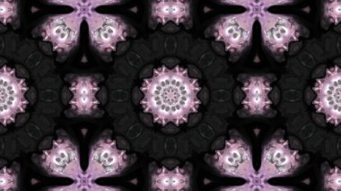 Soyut boya fırça mürekkep patlayabilir formanın düzgün kavramı simetrik desen süs dekoratif Kaleidoscope hareketi geometrik daire ve yıldız şekli