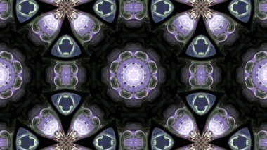 Soyut boya fırça mürekkep patlayabilir formanın düzgün kavramı simetrik desen süs dekoratif Kaleidoscope hareketi geometrik daire ve yıldız şekli