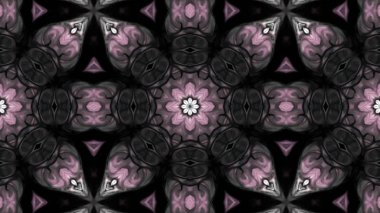 Soyut boya fırça mürekkep patlayabilir formanın düzgün kavramı simetrik desen süs dekoratif Kaleidoscope hareketi geometrik daire ve yıldız şekli