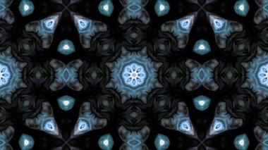 Soyut boya fırça mürekkep patlayabilir formanın düzgün kavramı simetrik desen süs dekoratif Kaleidoscope hareketi geometrik daire ve yıldız şekli