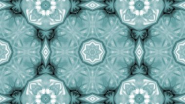 Soyut boya fırça mürekkep patlayabilir formanın düzgün kavramı simetrik desen süs dekoratif Kaleidoscope hareketi geometrik daire ve yıldız şekli